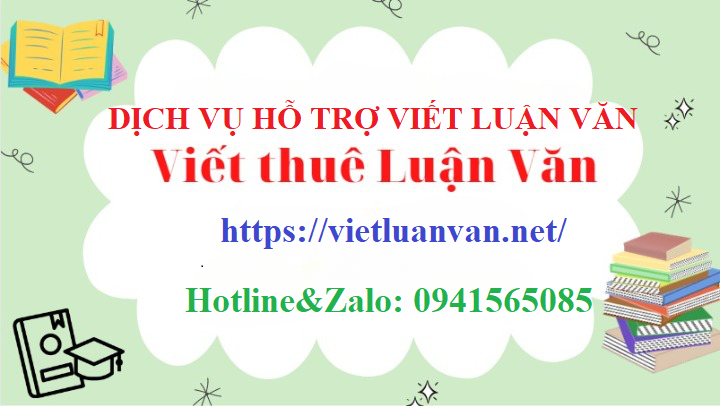 Dịch vụ hỗ trợ viết luận văn
